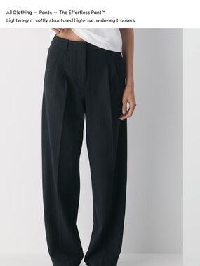 Brand New Black Effortless Pants